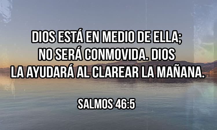 Salmos 46:5 Significado De Dios Está Dentro De Ella, No Fallará