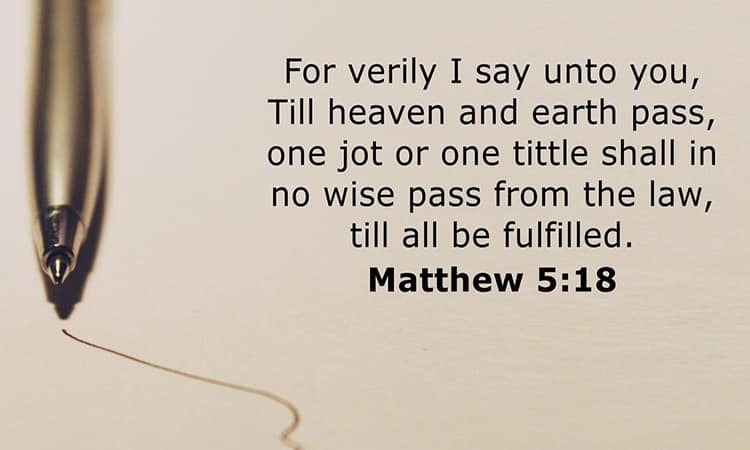 Mateo 5:18 Significado Del Versículo Y Comentario Sencillo