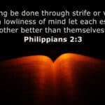 Filipenses 2: 3 Significado Del Valor Por Encima De Ti Mismo