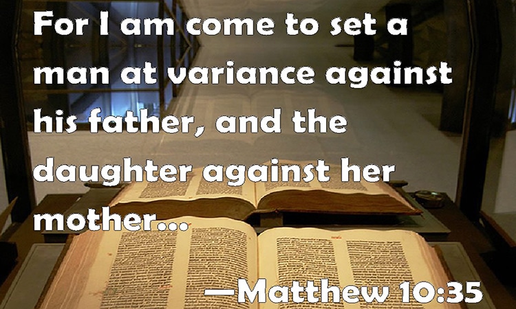 Significado de Mateo 10:35: Vine A Dividir A La Madre Contra La Hija