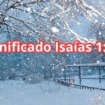 Isaías 1:18 Significado De 